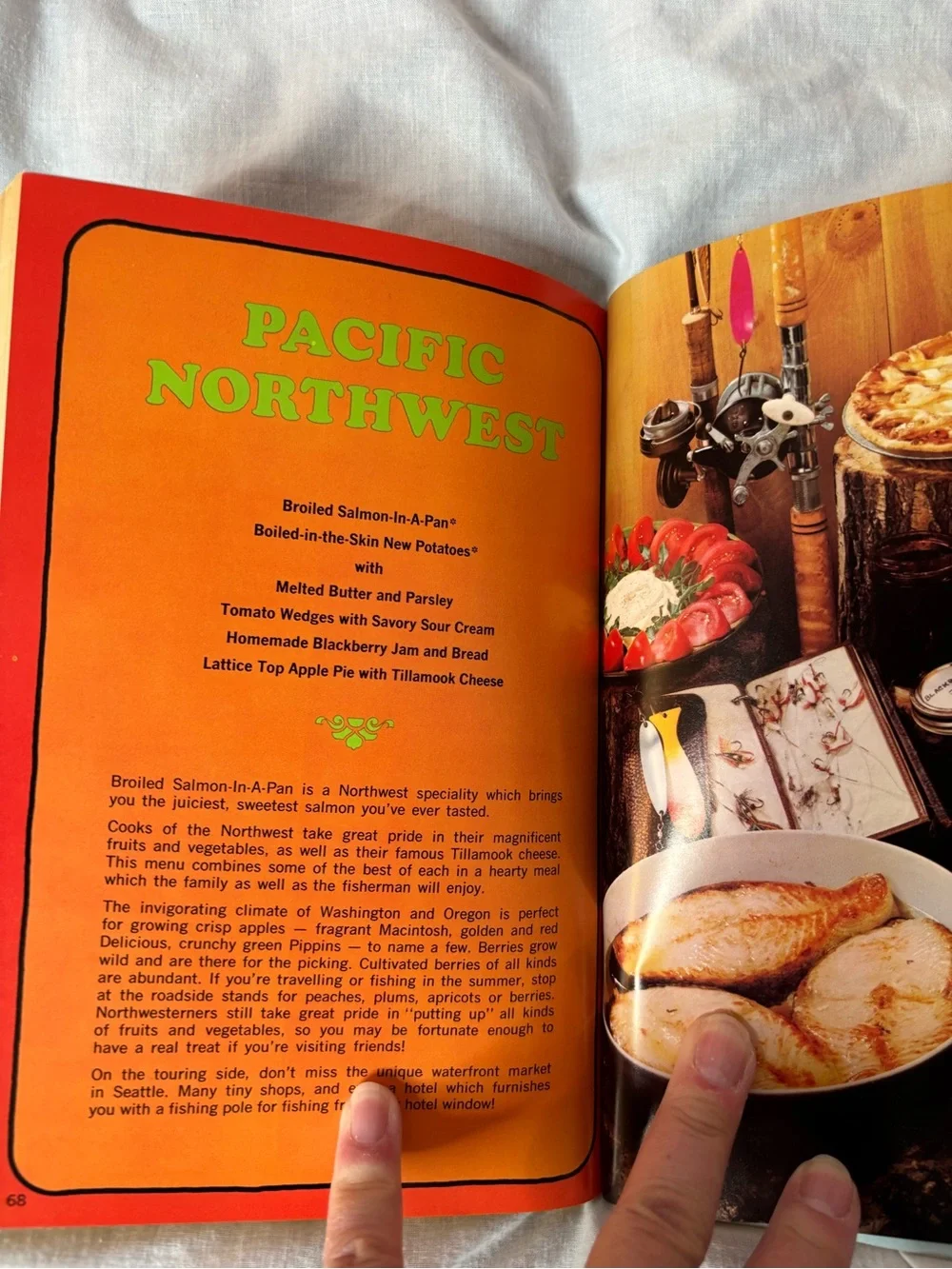 vintage 1967 Lake…Stream…Sea Food Cookbook The Western Way by Sybil Henderson
